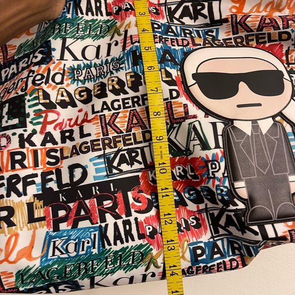 Karl Lagerfeld Paris Amour Large Nylon Tote Bag - Picture 15 of 16